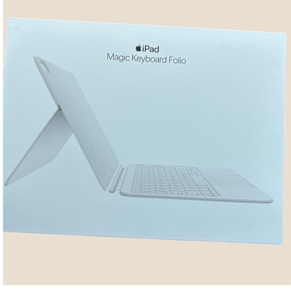 Apple iPad Magic Keyboard Folio White for iPad 10th Gen MQDP3LL/A A2695